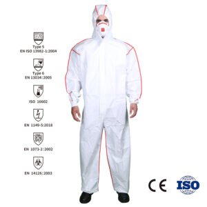microporous protective coveralls