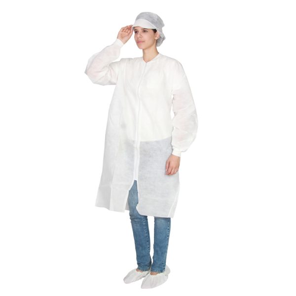 disposable white coat