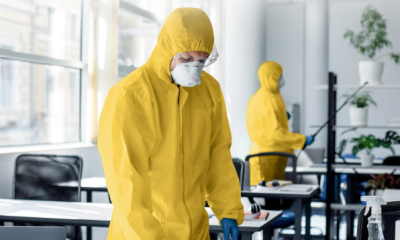 Yellow Hazmat Suit Disposable
