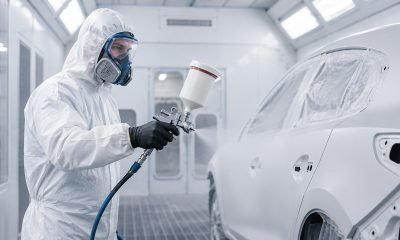 spray painting coverall