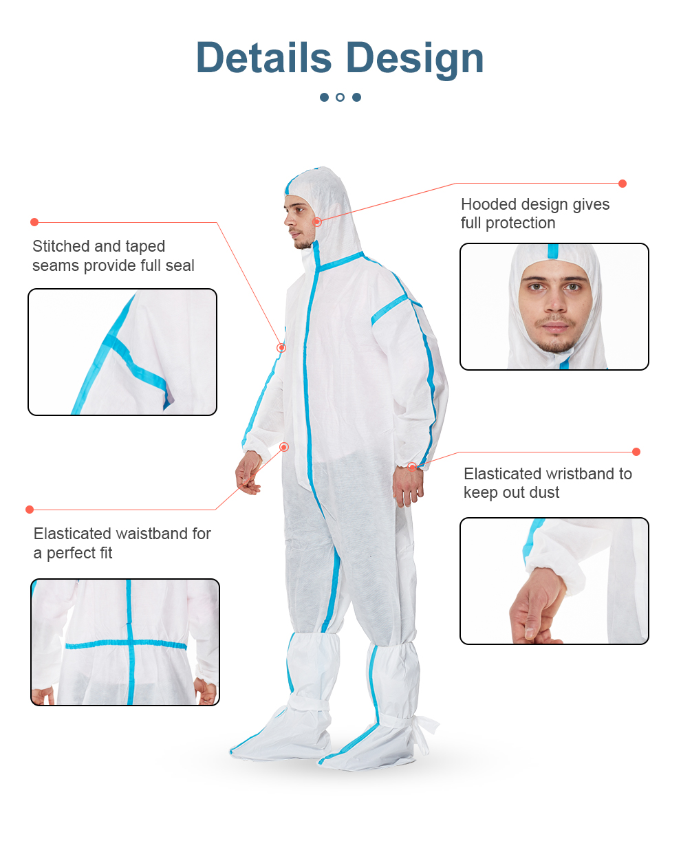 Coverall With Taped Seams