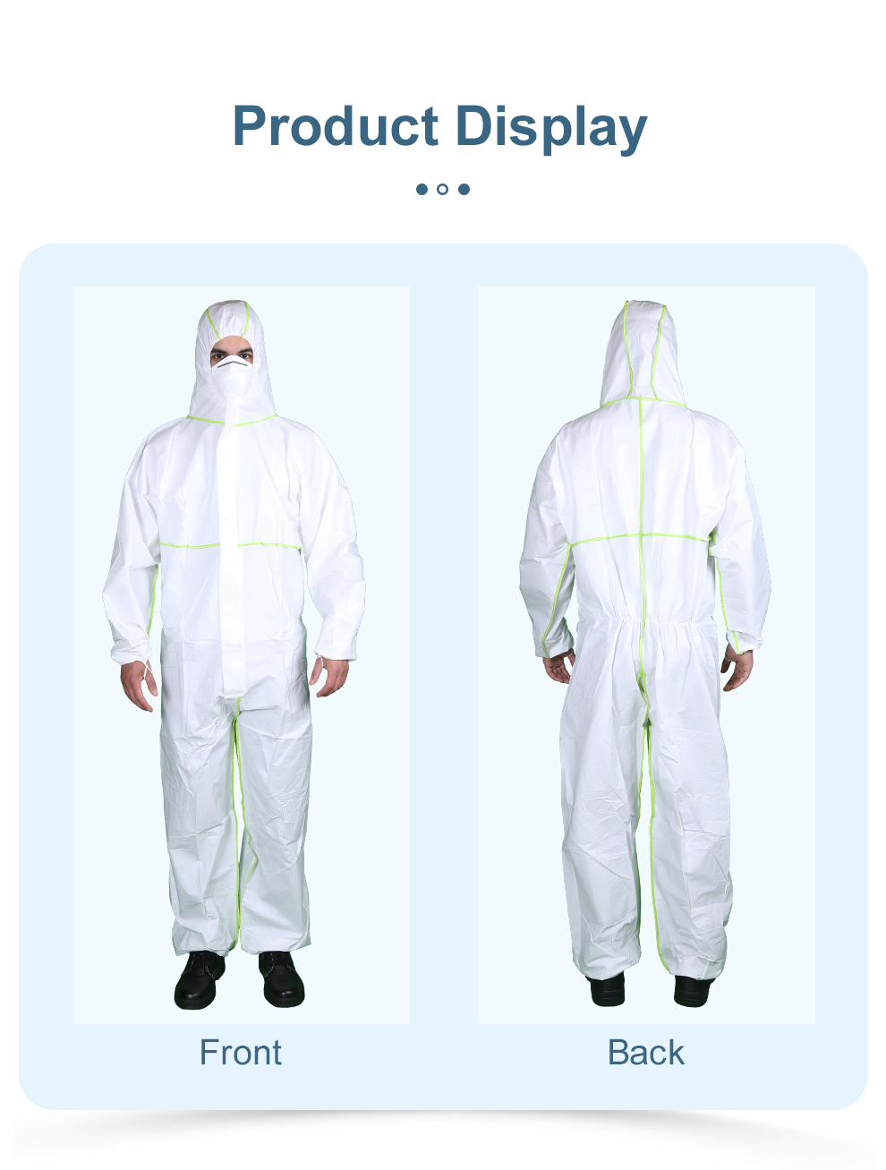 microporous protective coveralls