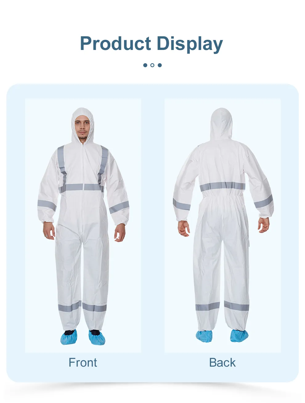 Microporous Orange Coverall With Reflective Tape 6 High Visibility Coverall