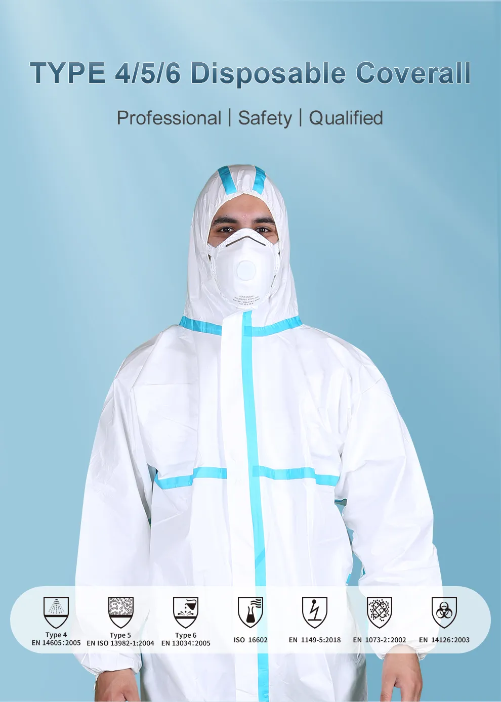 Disposable Coverall With Tape