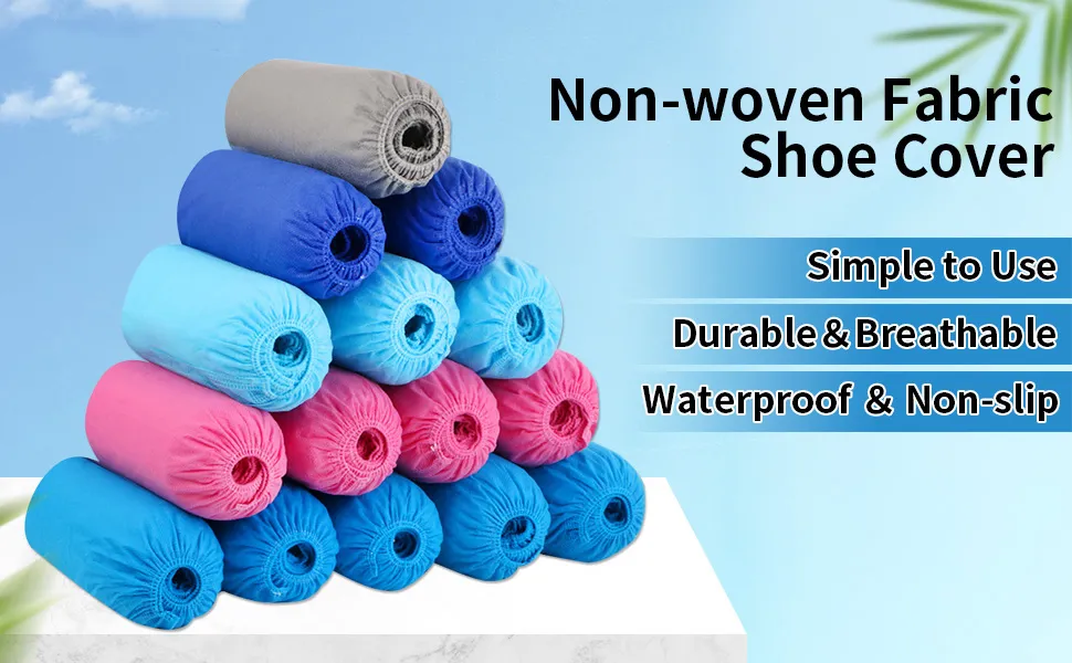 Disposable Non-Slip Shoe Covers Video 10 Disposable Non-Slip Shoe Covers
