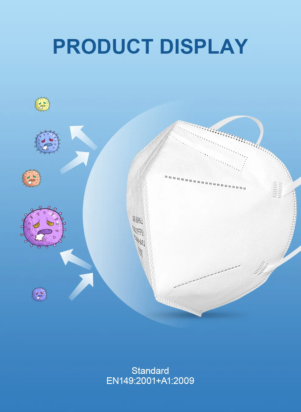 FFP2 Fold Flat Respirator 5 FFP2 Fold Flat Respirator