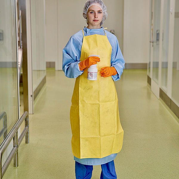 disposable chemical aprons