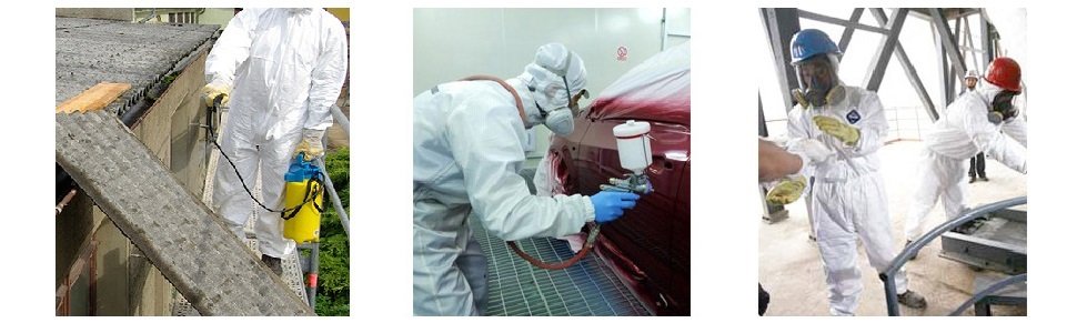 Disposable White Coverall for Painting – Protective Wear for Clean and Efficient Work 1 Disposable White Coverall for Painting