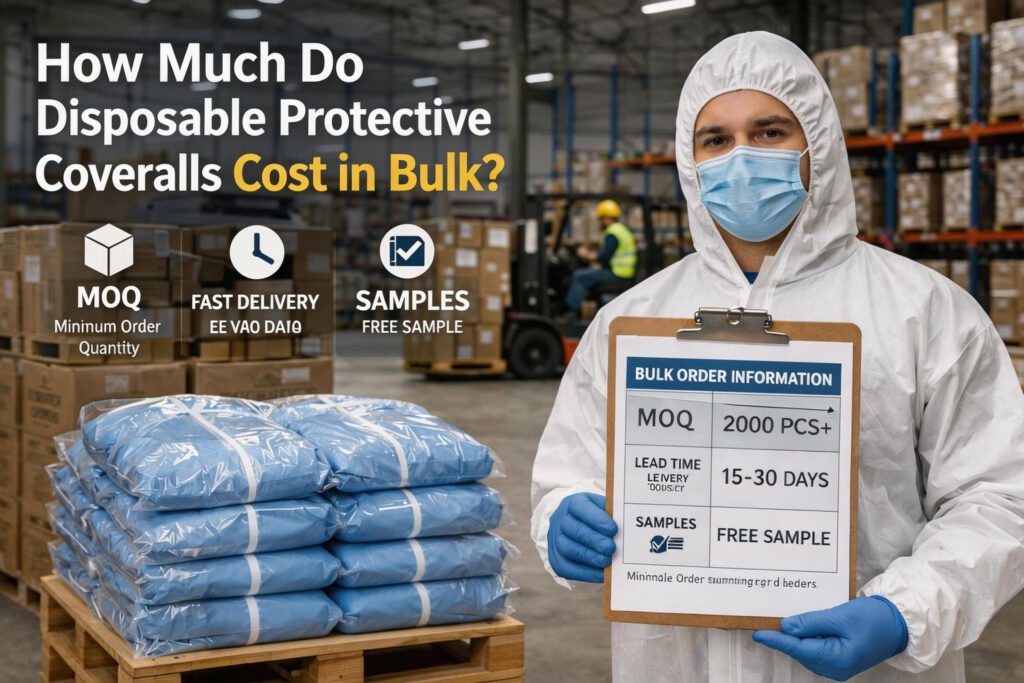 MOQ, Lead Time and Samples for Disposable Protective Coveralls