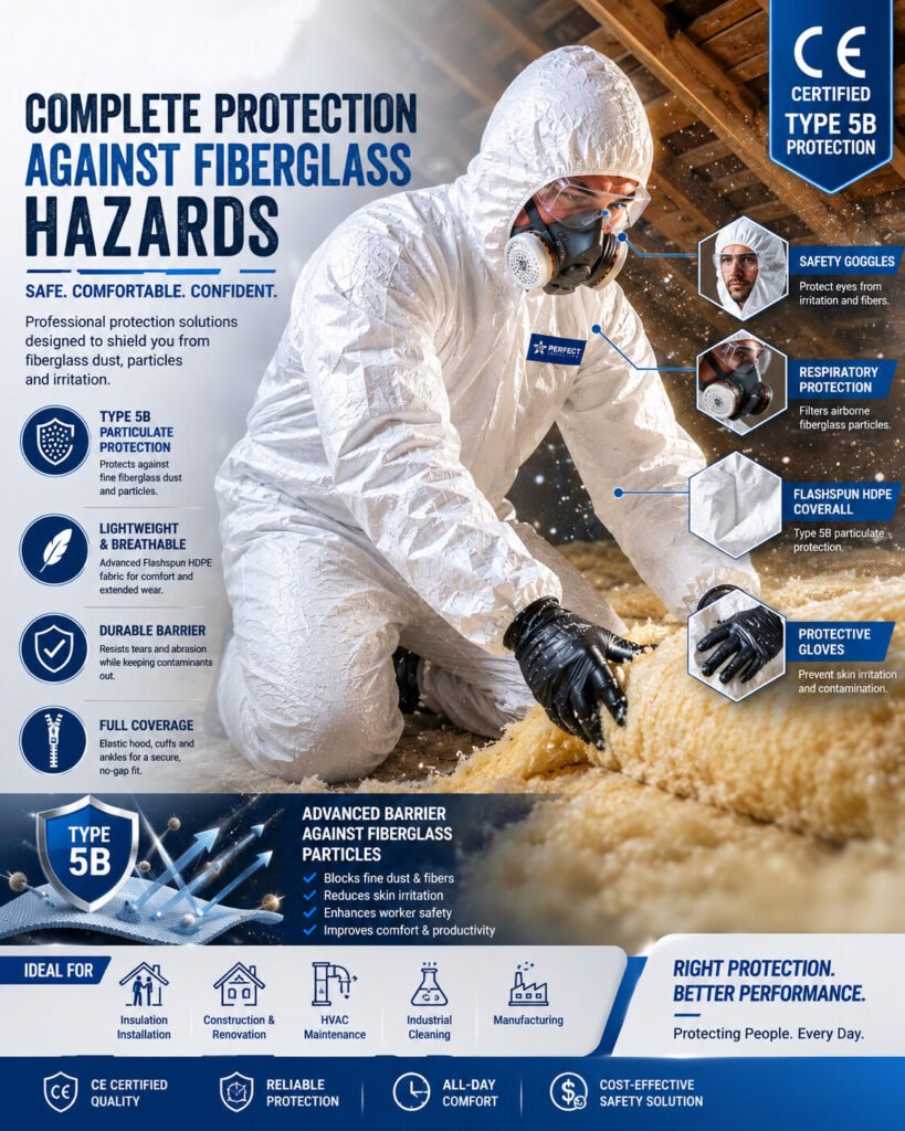 Best Coveralls for Fiberglass Insulation Work | Complete PPE Guide 3 Best Coveralls for Fiberglass Insulation Work