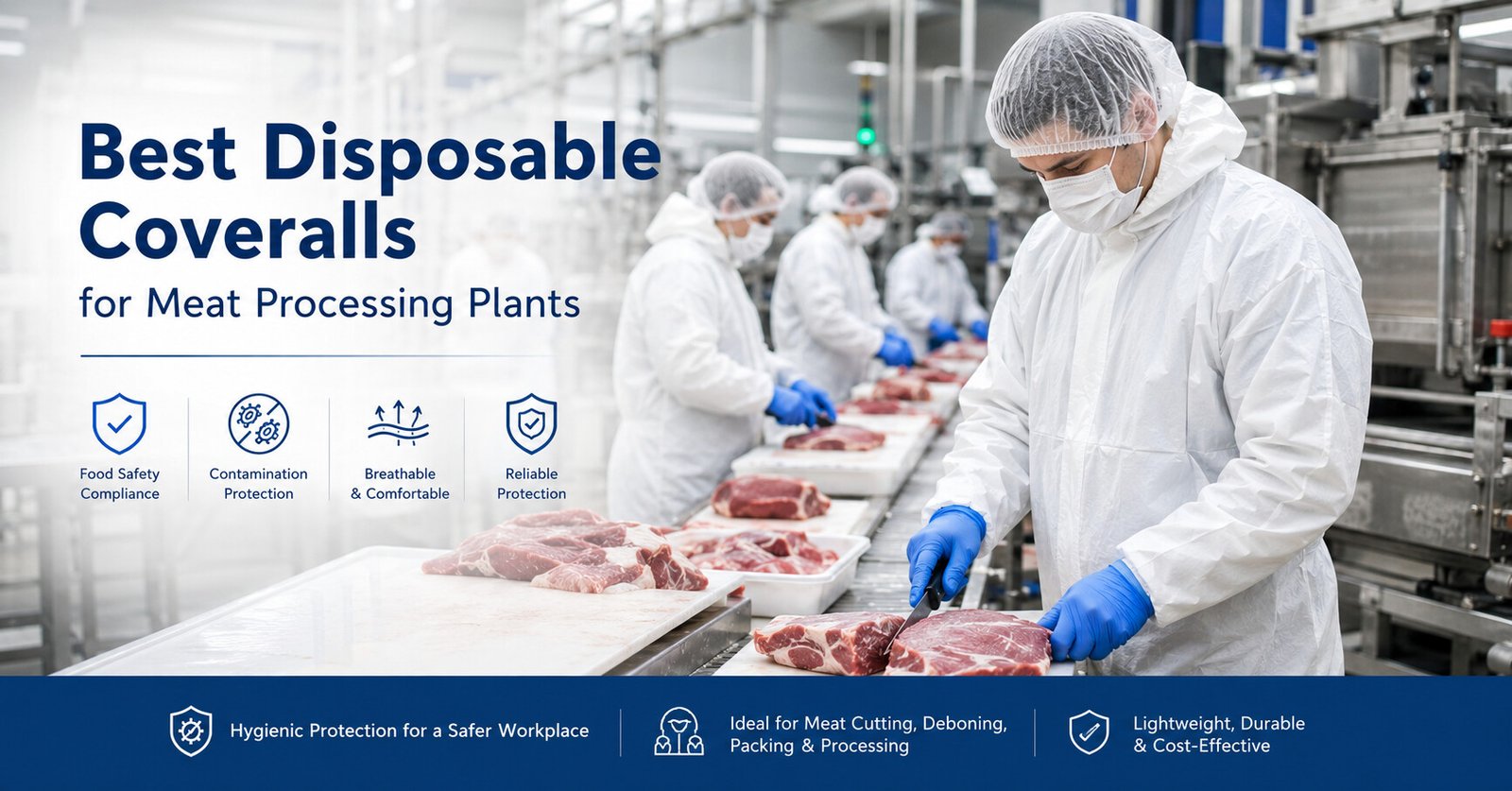 Best Disposable Coveralls for Meat Processing Plants