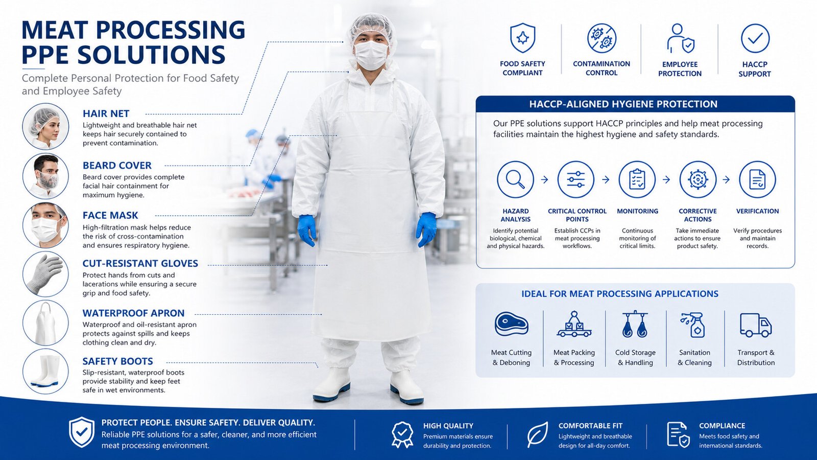 Best Disposable Coveralls for Meat Processing Plants