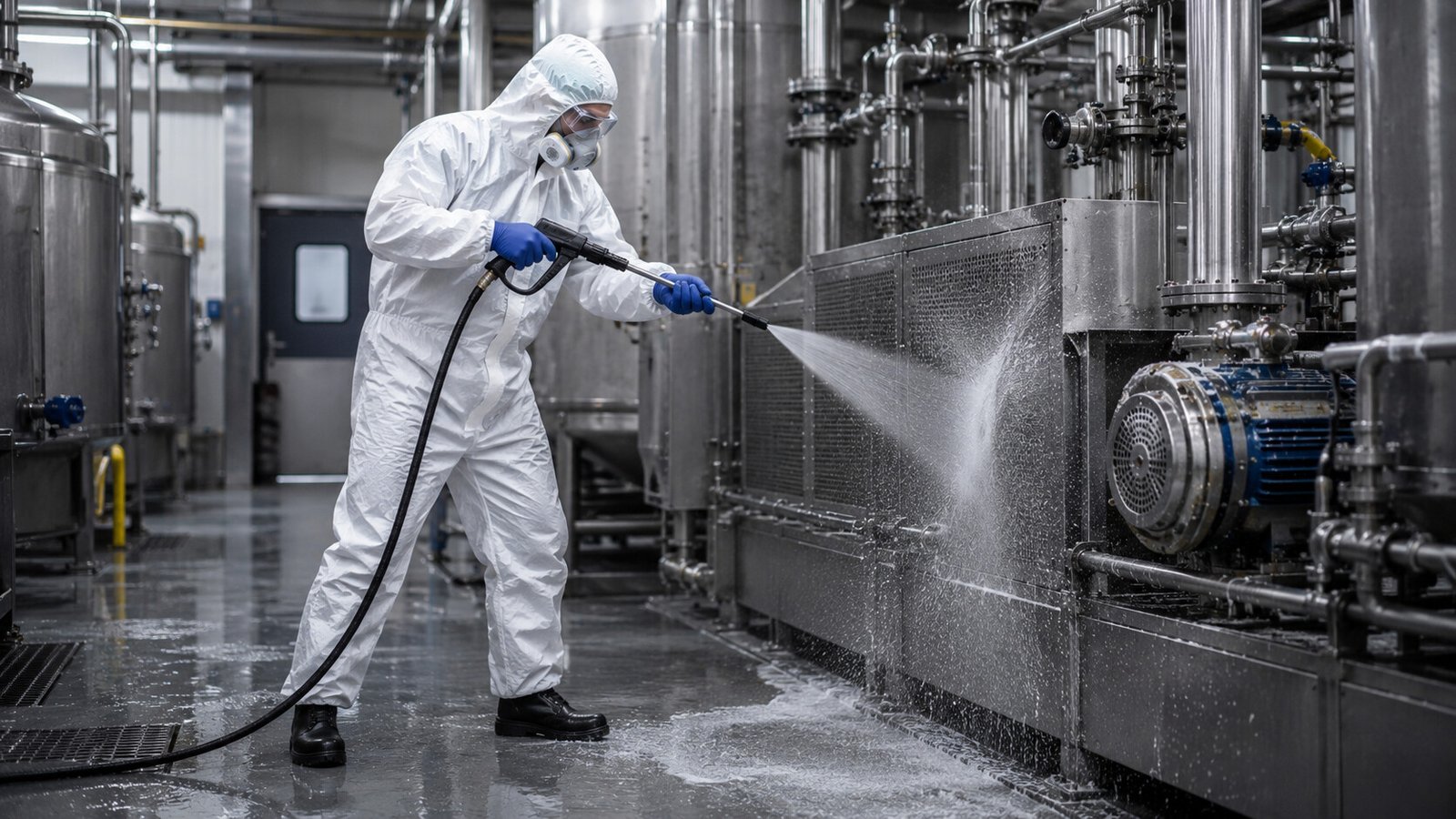 Type 3 vs Type 4 Chemical Coveralls: What Is the Difference? 2 chemical spray cleaning