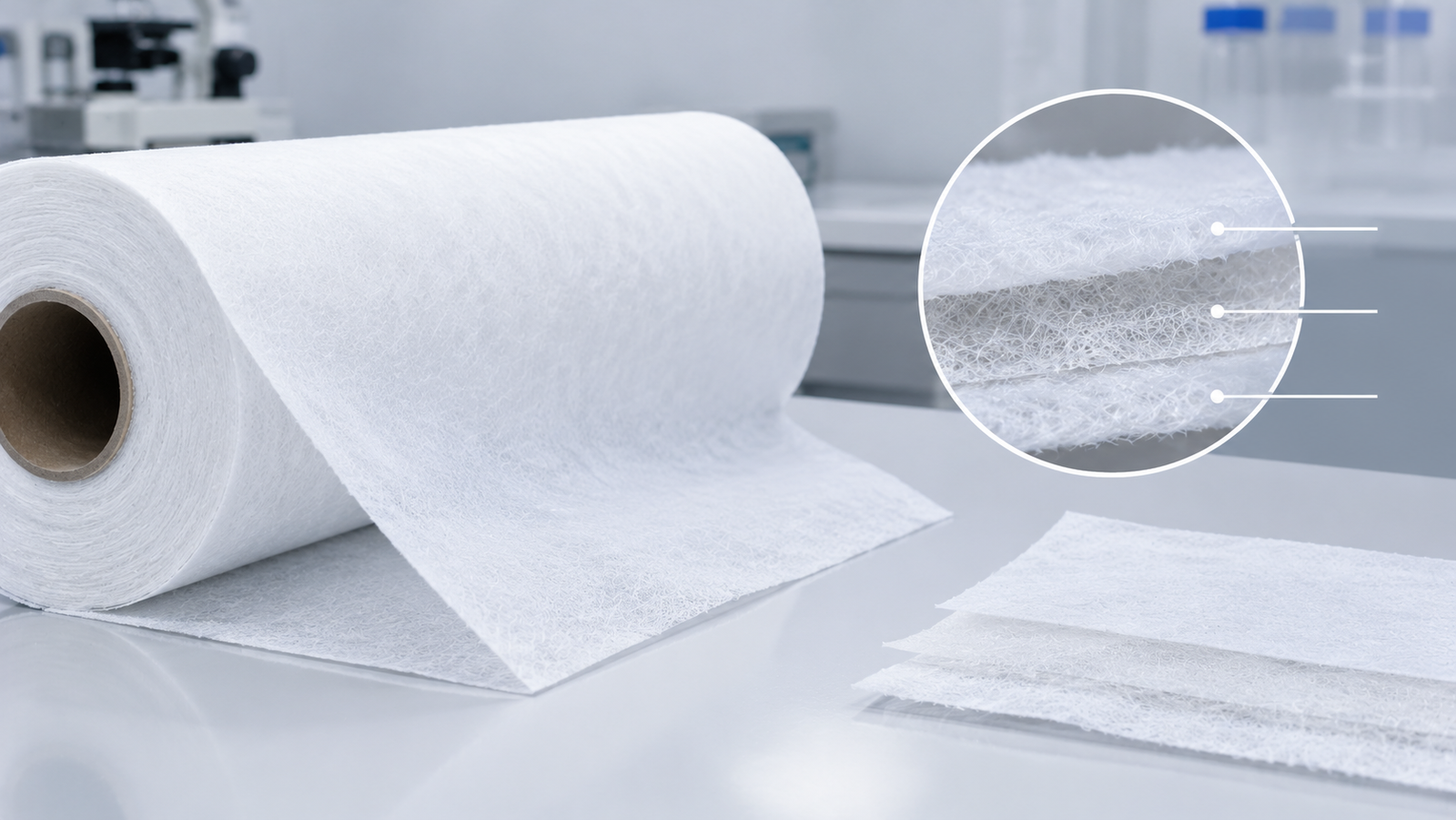 SMS Nonwoven Layer Structure